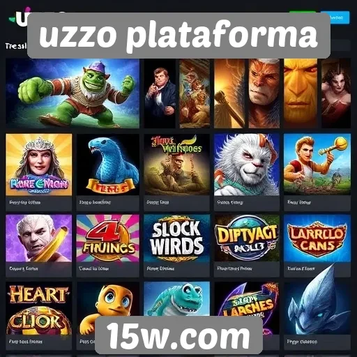 Jogos populares disponíveis na plataforma uzzo